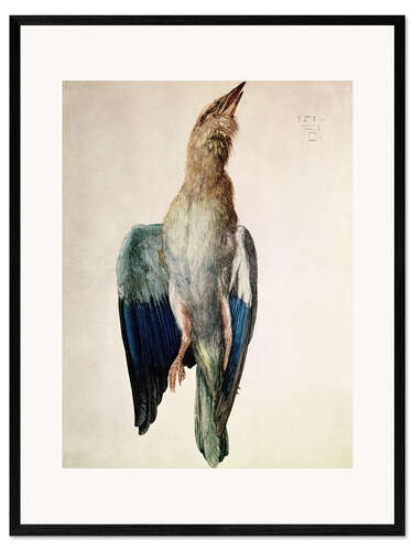 Framed art print Blue Crow