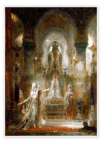 Poster Salomé dansant devant Hérode