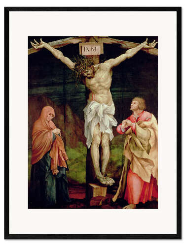 Ingelijste kunstdruk The Crucifixion