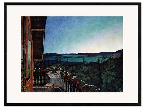 Framed art print Summer night