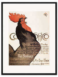 Gerahmter Kunstdruck Cocorico