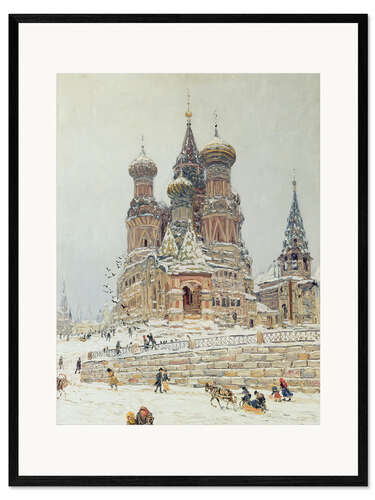 Impresión de arte enmarcada St. Basil's Cathedral