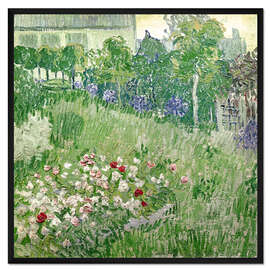 Gerahmter Kunstdruck Garten Daubignys