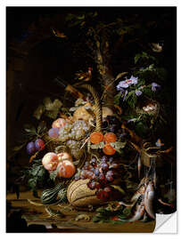 Selvklebende plakat Still life of fruit