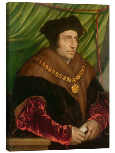 Canvas print Portrait of Sir Thomas More