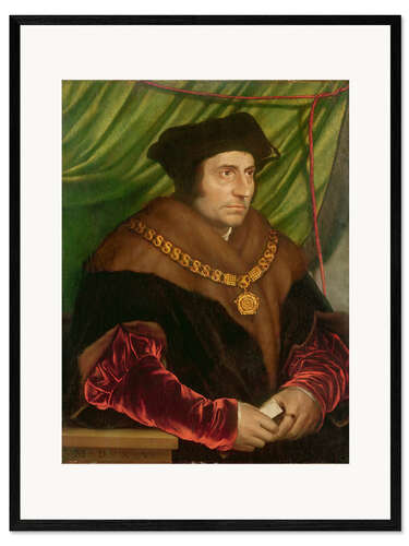 Innrammet kunsttrykk Portrait of Sir Thomas More