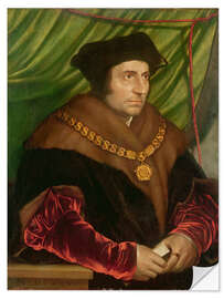 Selvklæbende plakat Portrait of Sir Thomas More