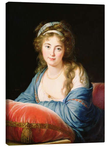 Lærredsbillede Countess Catherine Vassilievna Skavronskaia