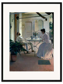 Framed art print Open Air Interior