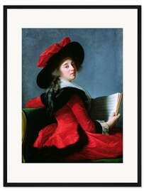 Gerahmter Kunstdruck Baronin de Crussol