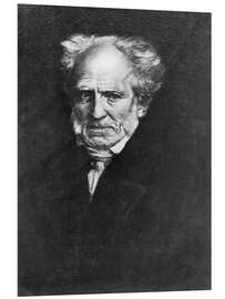 Foam board print Arthur Schopenhauer