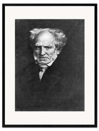 Inramat konsttryck Arthur Schopenhauer