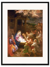 Impression artistique encadrée The Adoration of the Shepherds