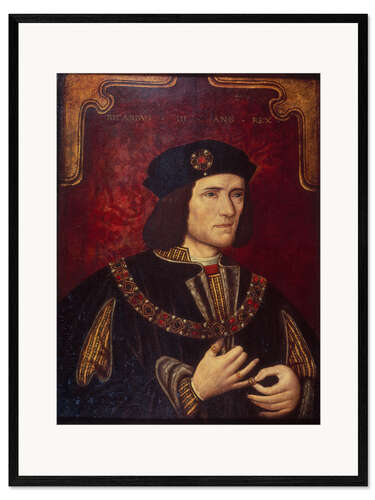 Inramat konsttryck King Richard III.