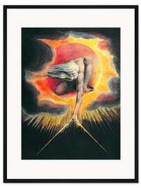 Gerahmter Kunstdruck Europa, eine Prophetie - William Blake