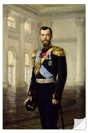 Wall sticker Emperor Nicholas II
