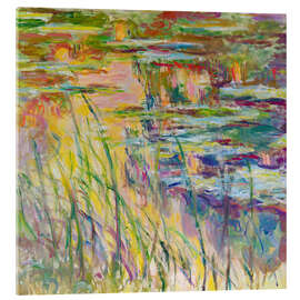Cuadro de metacrilato  Reflections on the Water - Claude Monet