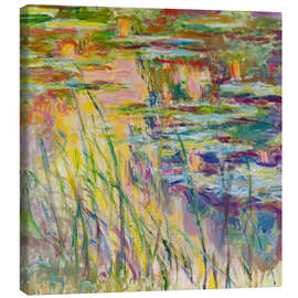 Leinwandbild  Reflexionen auf dem Wasser - Claude Monet