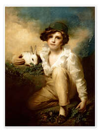 Poster  Boy and Rabbit - Henry Raeburn
