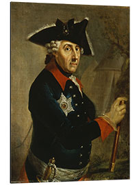 Aluminium print Frederick the Great of Prussia