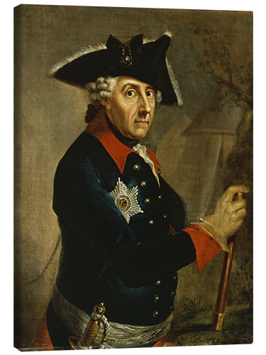 Leinwandbild Friedrich der Große von Preußen