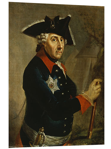 PVC print Frederick the Great of Prussia