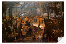 Selvklebende plakat The Iron-Rolling Mill