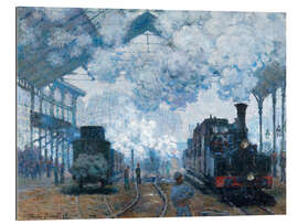 Gallery print The Gare Saint-Lazare: Arrival of a Train