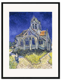Framed art print The Church at Auvers