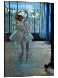 Magnettafel Tänzerin vor einem Fenster