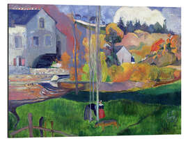 Magnettafel Bretagne-Landschaft: die David-Mühle