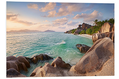 Tableau en PVC Bienvenue à La Digue