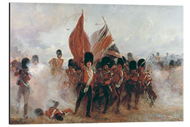 Aluminium print The Colours: advance of the Scots Guards at the Alma