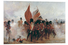 Foam board print The Colours: advance of the Scots Guards at the Alma