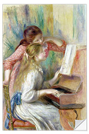 Naklejka na ścianę Girls at the Piano