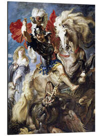 Magnettafel Saint Georg und der Drache