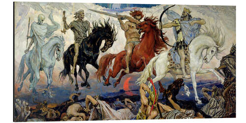 Quadro em alumínio The Four Horsemen of the Apocalypse