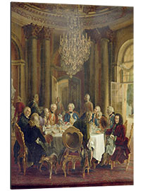 Aluminium print Dinner Table at Sanssouci