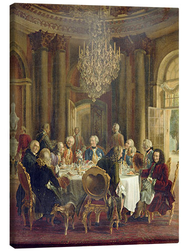 Canvas print Dinner Table at Sanssouci