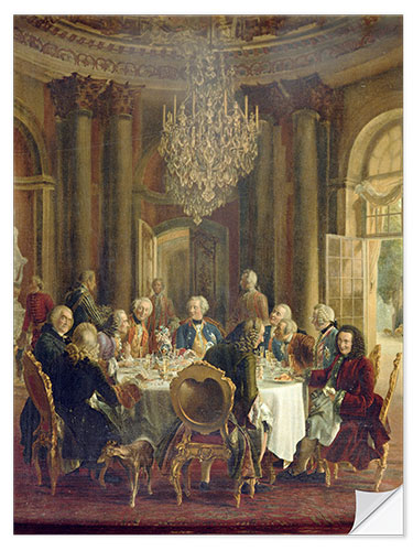 Naklejka na ścianę Dinner Table at Sanssouci