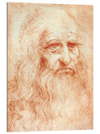 Gallery print Portrait of a Man in Red Chalk