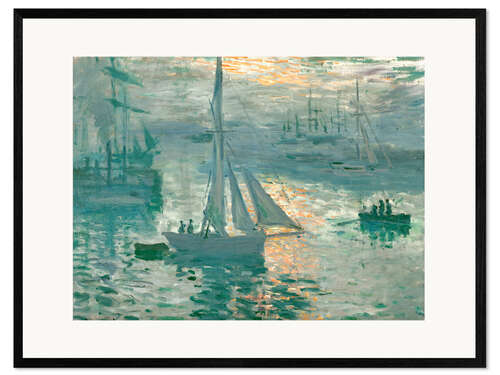 Ingelijste kunstdruk Sunrise