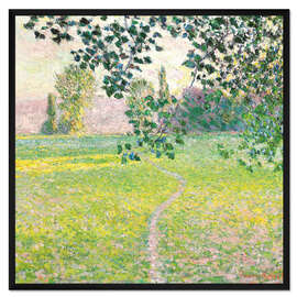 Gerahmter Kunstdruck Morgendliche Landschaft