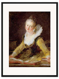 Gerahmter Kunstdruck Die Studien 