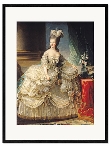 Kehystetty taidepainatus Marie Antoinette, Queen of France