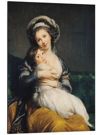 Magnettafel Selbstporträt mit Turban und Kind