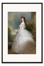 Gerahmter Kunstdruck Elisabeth von Österreich-Ungarn