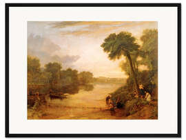 Gerahmter Kunstdruck Themse in der Nähe von Windsor