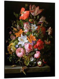 Magnettafel Stillleben mit Rosen