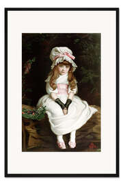 Gerahmter Kunstdruck Reife Kirschen